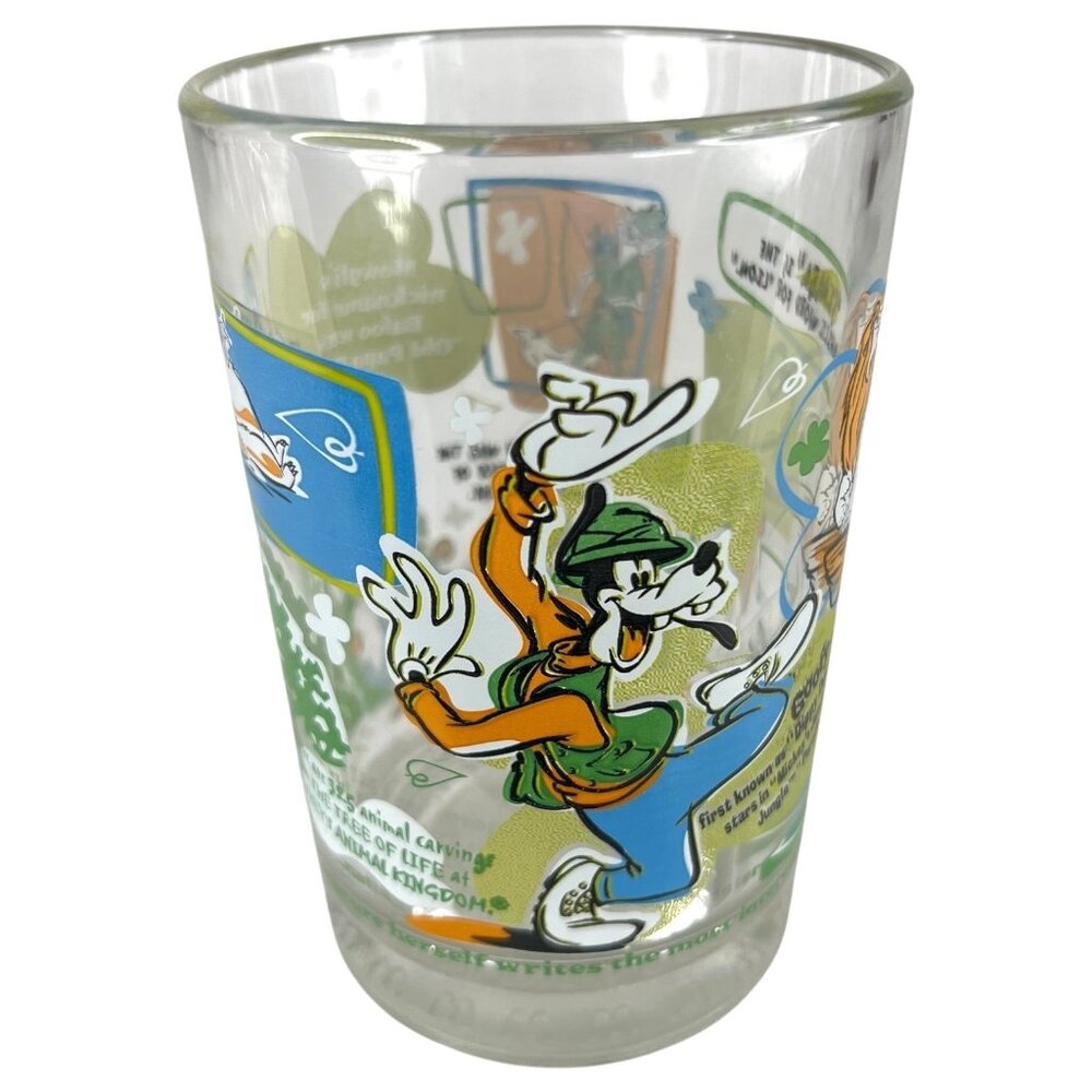 McDonalds Walt Disney World Drinking Glass 100 Years Of Magic Animal Kingdom